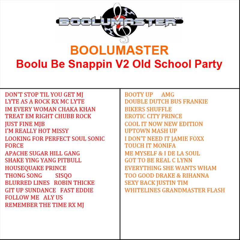 Boolu Be Snappin V2 playlist
