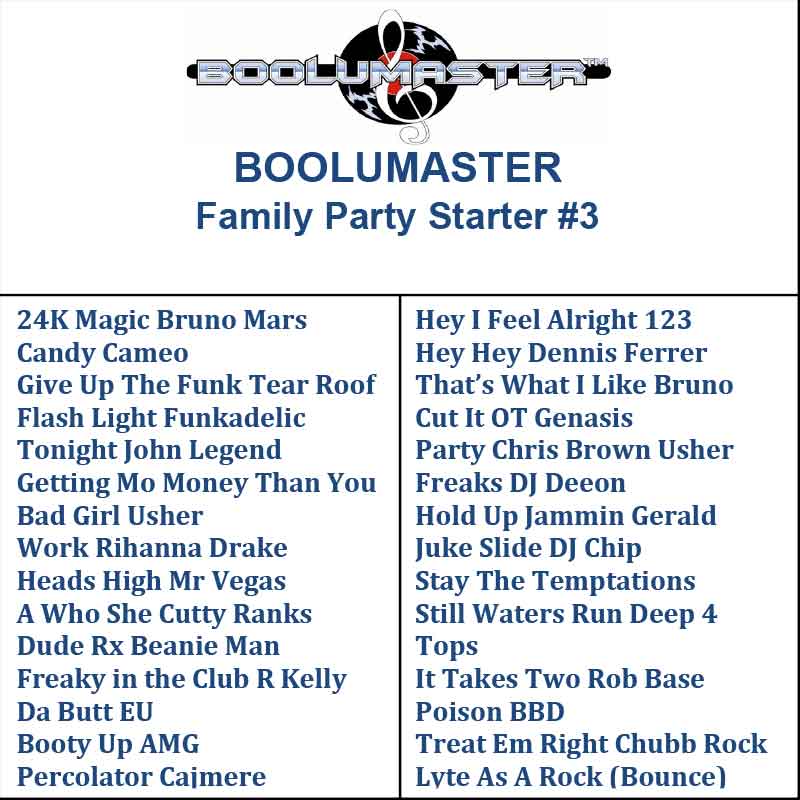 Family Party Starter V3 Playlist