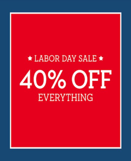 Labor 40 off